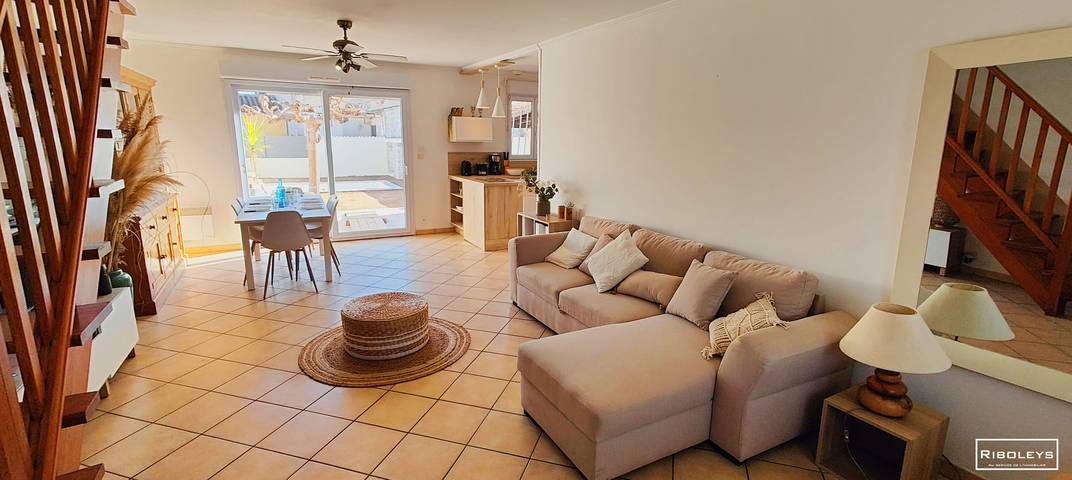 Location de vacances pour 6 personnes, avec jardin et piscine, adapté aux familles dans Vias Plage - 4