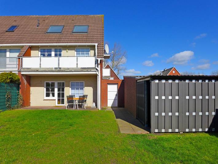 Ferienwohnung für 4 Personen, mit Garten und Balkon in Norden und Umgebung