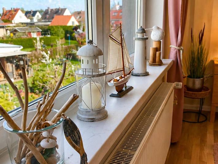 Ferienwohnung für 2 Personen, mit Seeblick und Garten sowie Terrasse