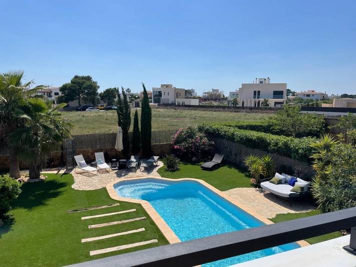 Villa für 6 Personen, mit Balkon und Terrasse sowie Garten und Pool in Es Trenc - 3