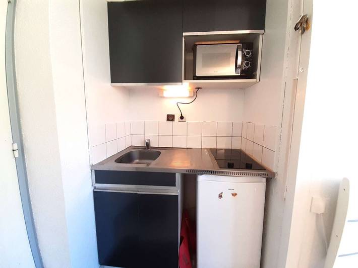 Ganzes Studio, Gemütliches Studio für 4 Personen, Ski-in/Ski-out, Piau Engaly, gut ausgestattete Küche in Piau-Engaly, Aragnouet
