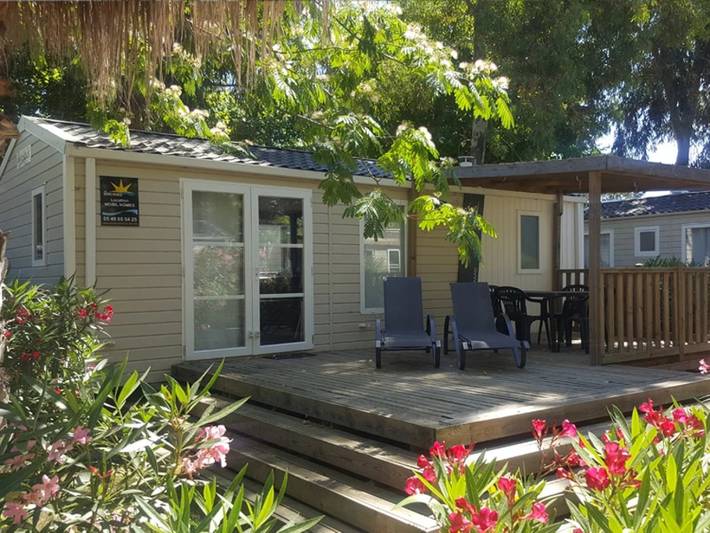 Camping pour 5 personnes, avec bassin pour enfant