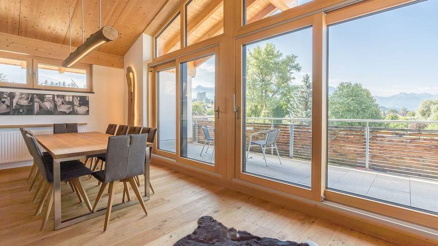 Hütte für 8 Personen, mit Sauna und Balkon in Sonthofen