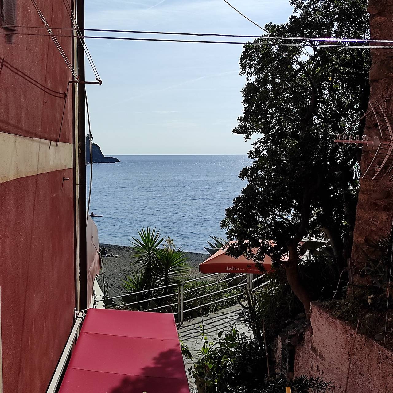 Appartamento intero, Appartamento 'bilocale con il mare dentro' con vista mare, adatto agli animali domestici in Bonassola (Città), Bonassola