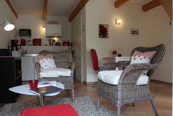 Ferienwohnung für 3 Personen, mit Sauna und Pool sowie Terrasse und Garten in Riepsdorf - 4