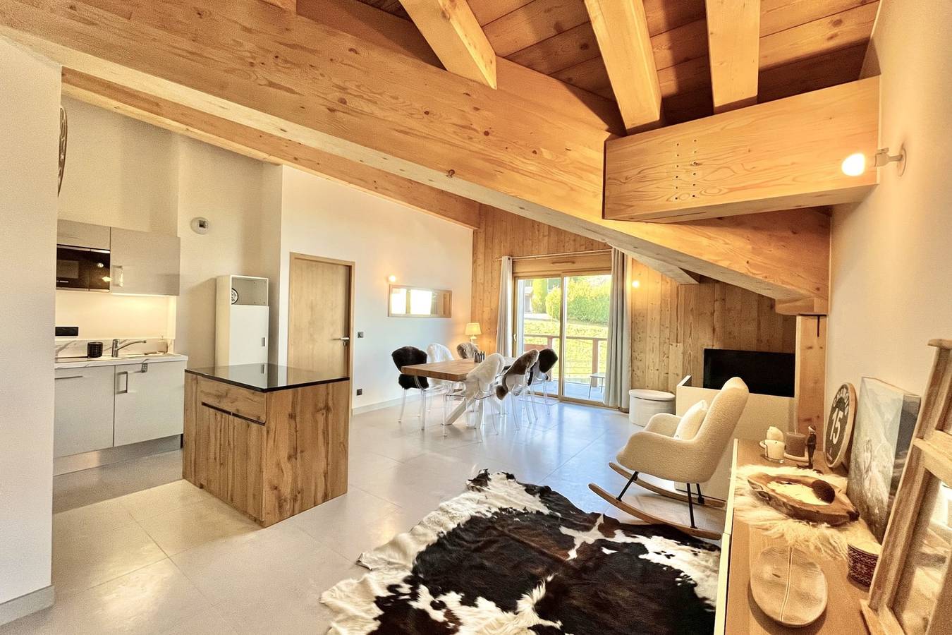 Ganze Wohnung, Comfortable stay 200m from the ski lifts in Combloux, Pays du Mont-Blanc