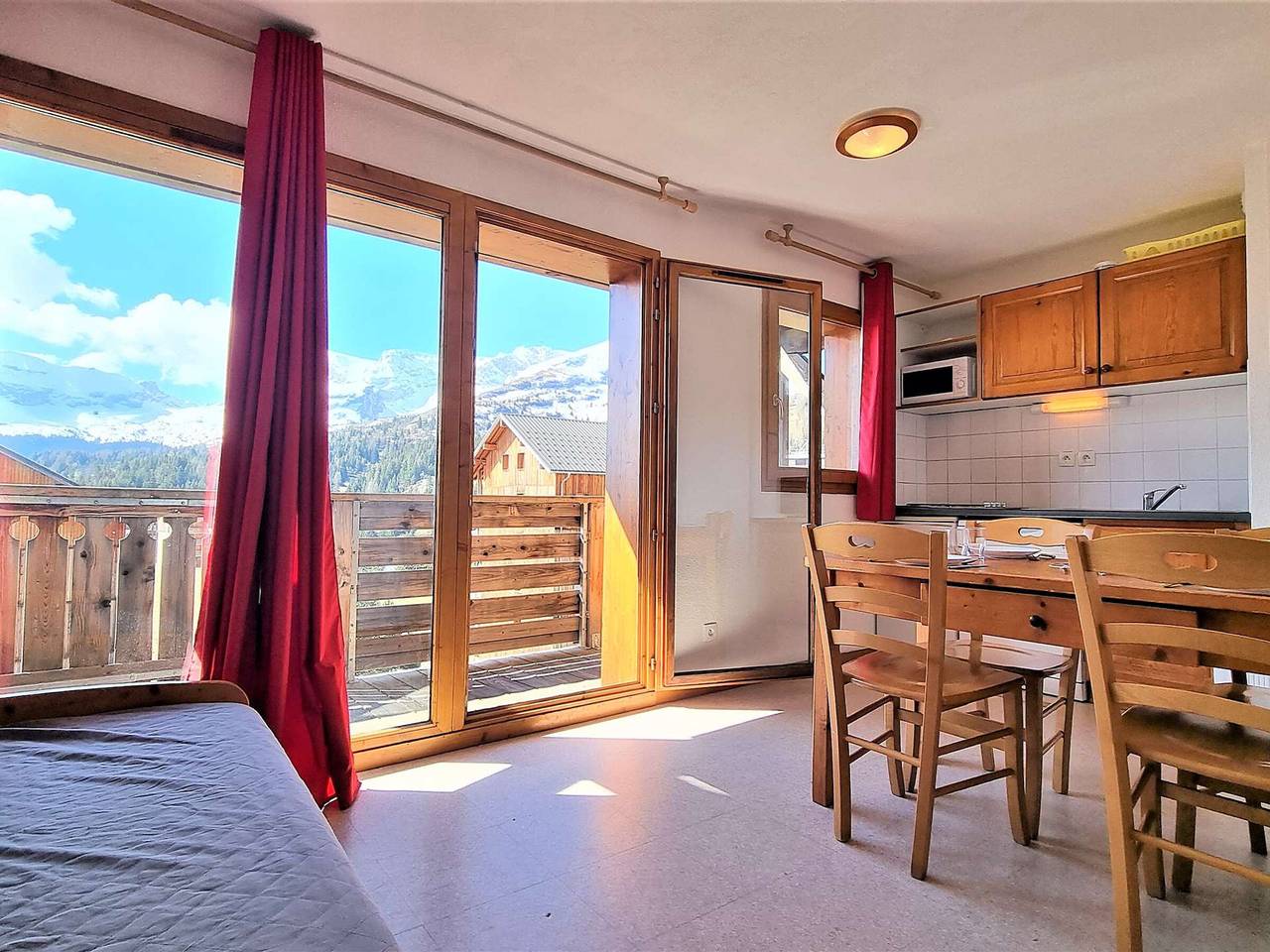 Ganze Wohnung, 2-Zimmer-Wohnung, 6 Pers, Süd, nahe Sessellift, Le Dévoluy in Saint-Étienne-en-Dévoluy, Le Dévoluy