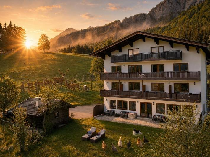 Gîte pour 2 personnes, avec Balcon et Terrasse ainsi que Jardin et Sauna à St. Johann in Tirol