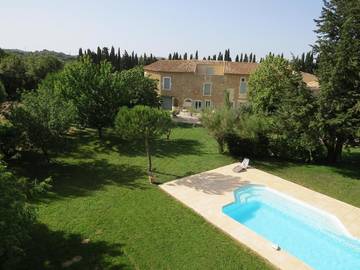 Maison d’hôte pour 2 personnes, avec piscine et sauna ainsi que vue et jardin à Meynes