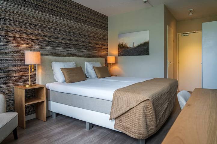 Hotel Molenbos — Standardzimmer mit zwei Einzelbetten (1-2p) in Eijerland, De Cocksdorp