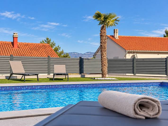 Villa Kockar in Hlapa, Krk (isla)