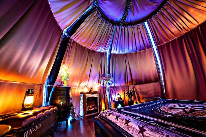 Tente pour 2 personnes, avec jacuzzi et jardin en Savoie - 4