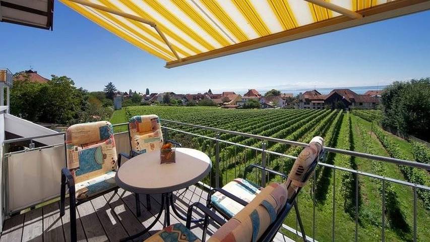 Ganze Ferienwohnung, Ferienwohnungen Poulitschek - Ferienwohnung 1, 45qm, 1 Schlafzimmer, max. 2 Personen in Hagnau am Bodensee, Region Bodensee-Oberschwaben