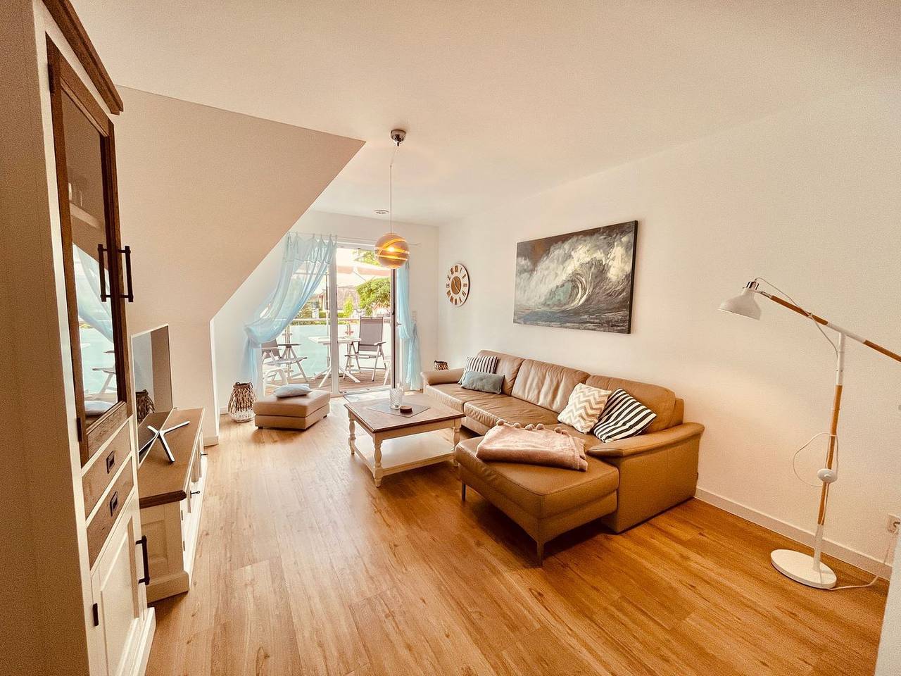 Ganze Wohnung, Harmonie -  Balkon, Grillecke, Sauna, Boddennah, Ostsee 6km entfernt in Born a. Darß, Born am Darß