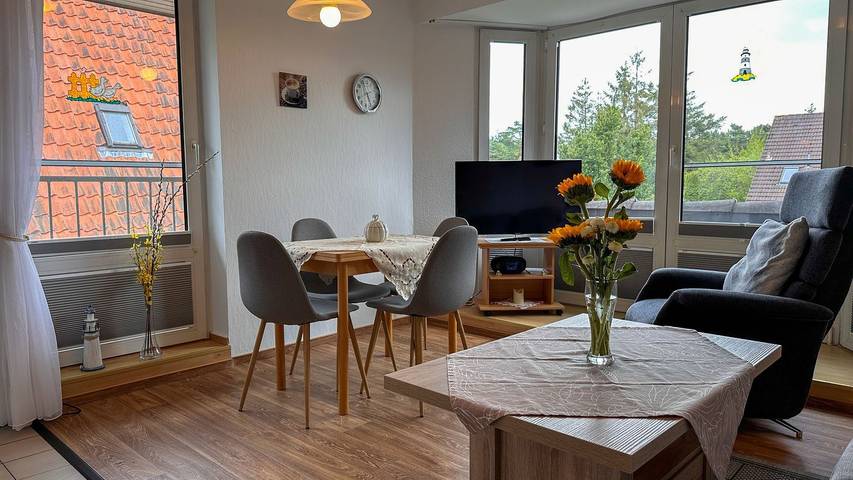 Ferienwohnung für 4 Personen, mit Balkon in Sahlenburg
