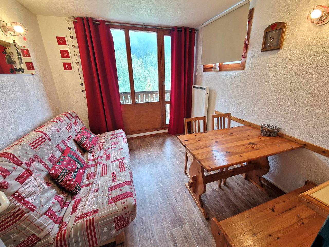Ganzes Studio, Studio für 4 in Valfréjus, Balkon, Tv, Skiraum in Valfréjus, Modane