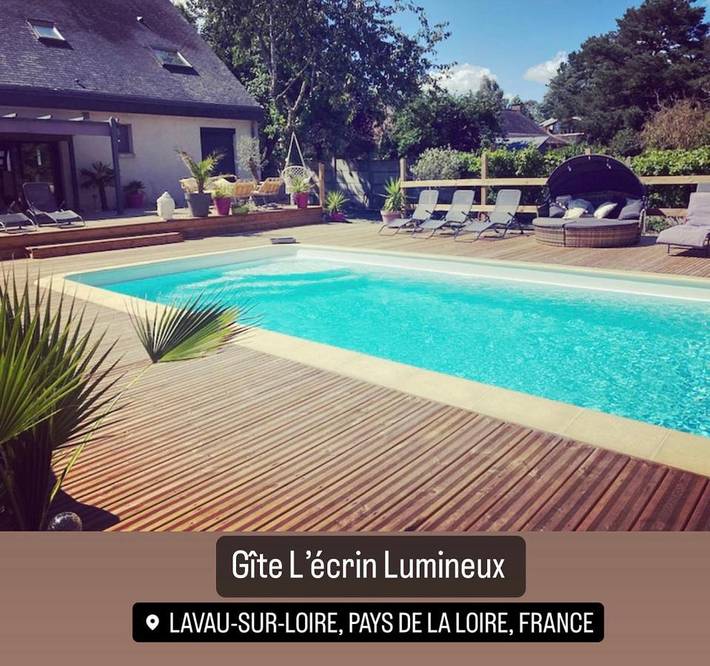 Maison de vacances pour 4 personnes, avec vue ainsi que terrasse et piscine