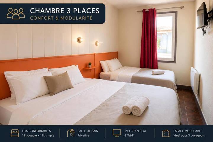 Hôtel pour 3 personnes, avec vue et jardin à Barberey-Saint-Sulpice - 2