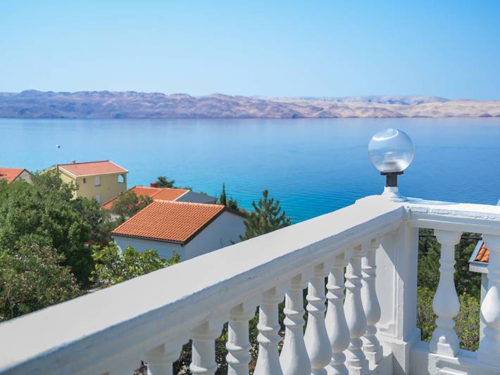 Ferienhaus für 8 Personen, mit Garten und Balkon