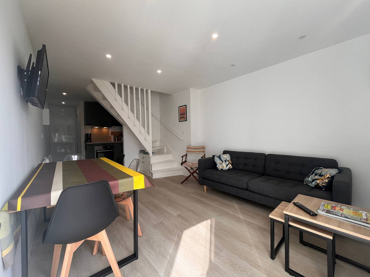Apartamento entero, A pasos del Muro de Sainte-Barbe, encantador apartamento con balcón y estacionamiento gratuito in San Juan de Luz, Region de Bayona