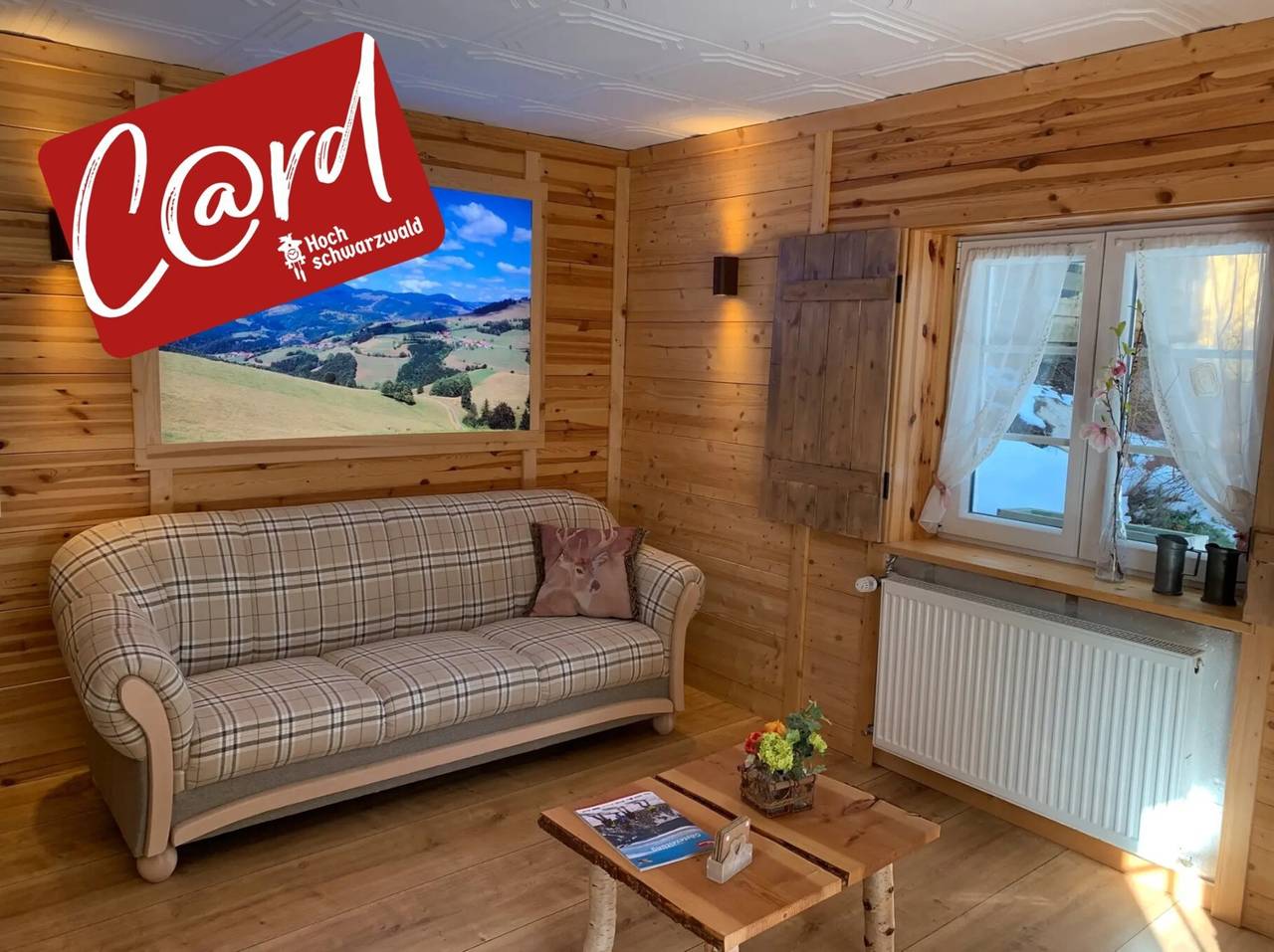 Ganze Wohnung, Ferienwohnung 'Mit 2 Schlafzimmer' mit Bergblick, privater Terrasse und Wi-Fi in Blasiwald (Schluchsee), Schluchsee