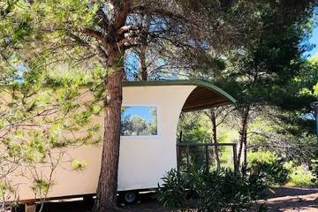 Gîte pour 2 personnes, avec terrasse et piscine dans Réserve africaine de Sigean