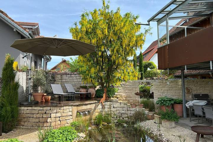 Ferienwohnung für 2 Personen, mit Terrasse und Garten sowie Sauna in Efringen-Kirchen