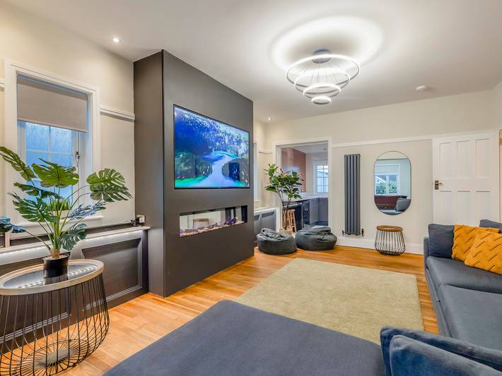 Cottage for 8 people, with garden in Borth