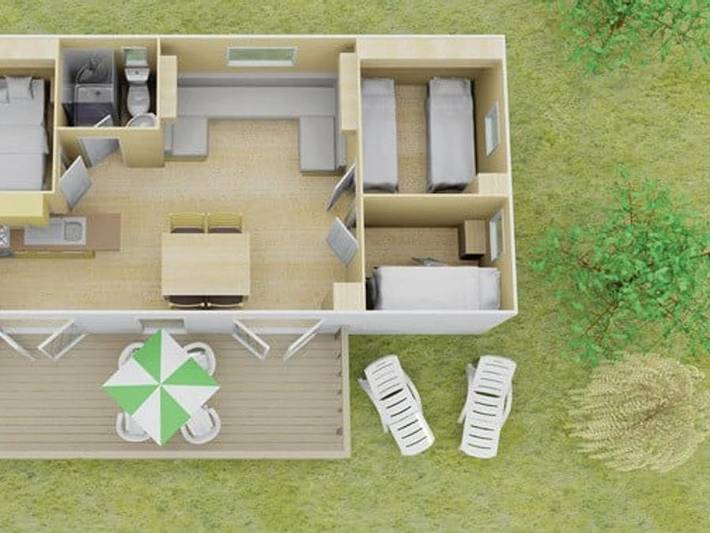 Camping für 6 Personen, mit Kinderpool in Sete - 4