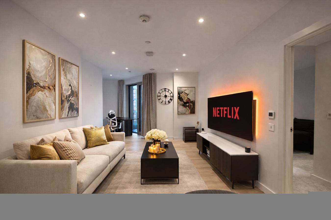 Appartamento intero, Luxurylondonstays - Luxury Penthouse 2Bed 2Bath 2Balcony London Eye & River Views with Gym + Ac in Wandsworth (borgo di Londra), Londra