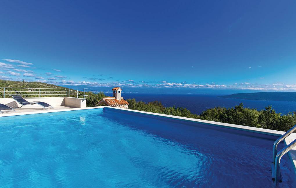 Doppelhaushälfte Seaview, Pool in Moscenicka Draga, Primorje-Gorski Kotar