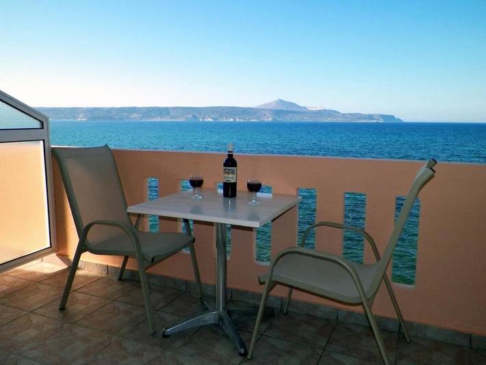 Appartement de vacances pour 3 personnes, avec Balcon et Terrasse ainsi que Jardin et Vue