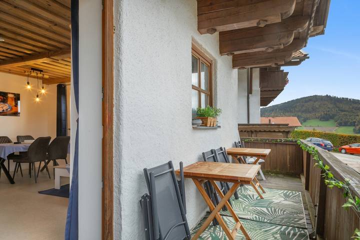 Ferienwohnung für 4 Personen, mit Balkon und Sauna in Hauzenberg