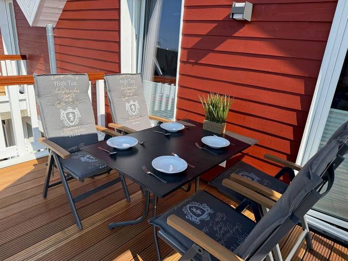 Ferienwohnung für 4 Personen, mit Sauna und Balkon sowie Garten und Whirlpool - 1