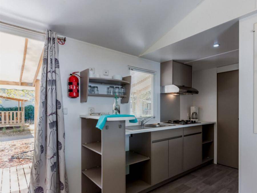 Camping l'Etoile de Mer - Mobilhome 4 personas - Mobil-home Cocoon+ 4personnes 2chambres 26m² (2 dormitorios) in Sérignan, Costa mediterránea (Francia)