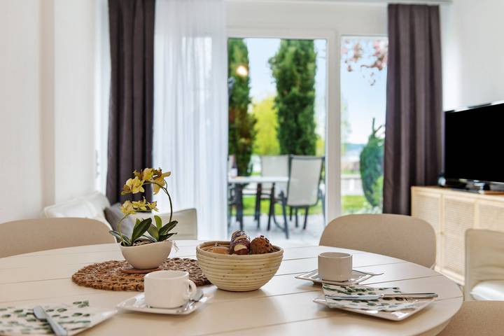 Ferienwohnung für 4 Personen, mit Garten und Seeblick in Obersee (Bodensee)