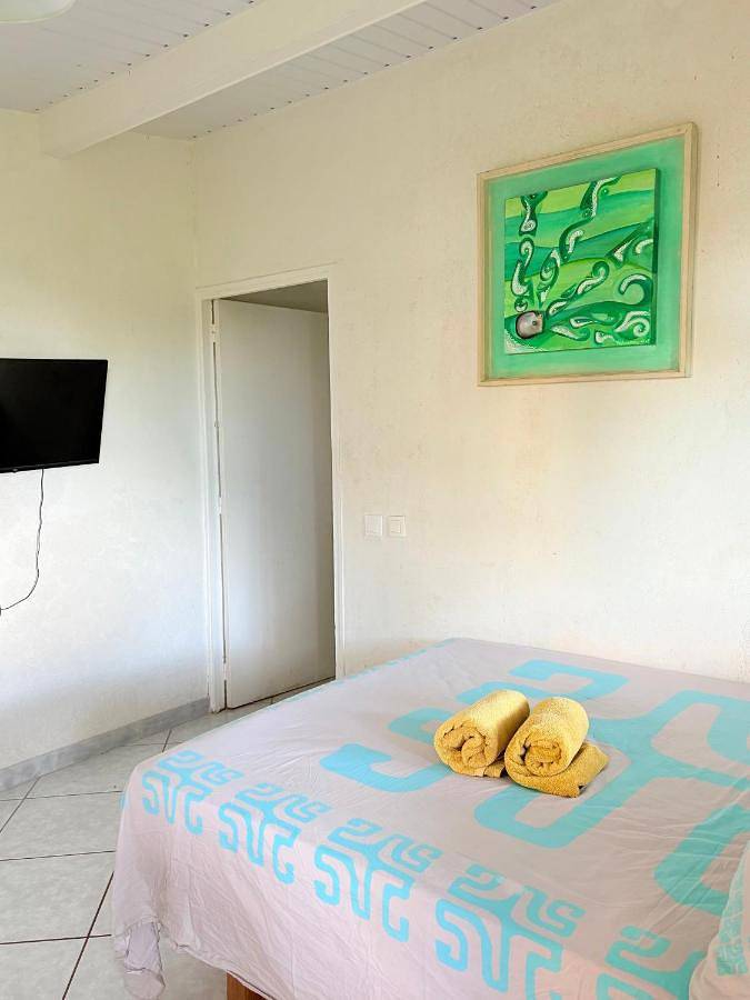 Chambre d’hôte pour 2 personnes, avec jardin et piscine ainsi que vue et terrasse dans Faa'a - 2