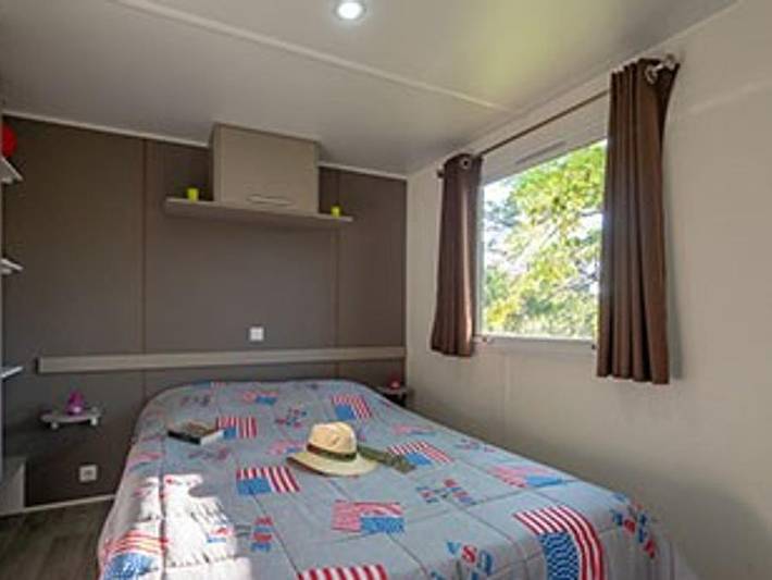 Camping La Pinède en Provence - Mobilheim 2 personen - Olivier Plus in Mondragon, Vaucluse