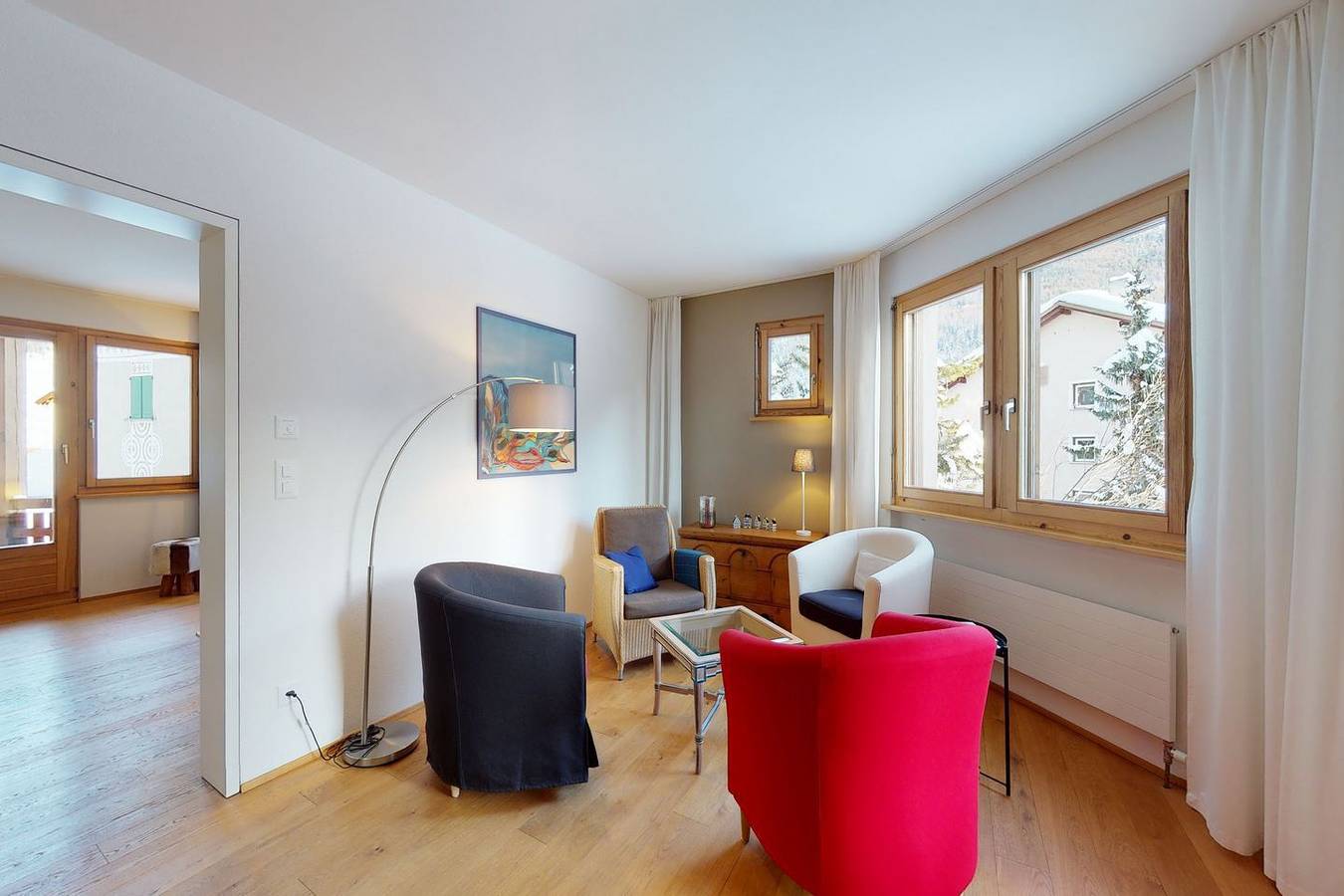 Ganze Ferienwohnung, Apartment Belvair 3 - Moderne 3.5-Zimmer-Wohnung in Zuoz in Zuoz, Oberengadin