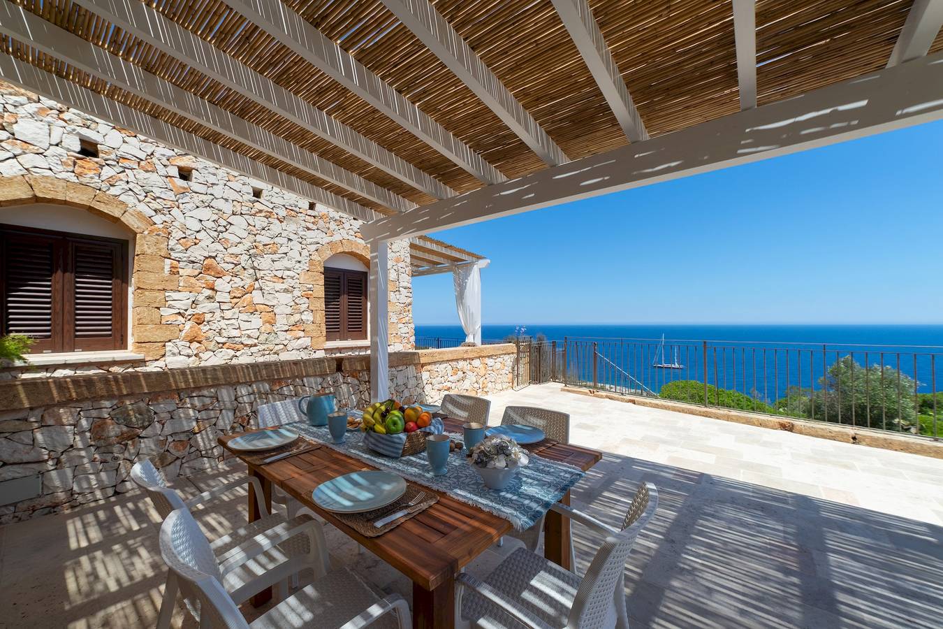 Ferienhaus für 4 Personen mit Terrasse in Gagliano del Capo, Lecce Provinz