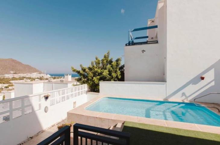 Chalet para 10 personas, con jardín además de piscina y terraza en Cabo de Gata - 4