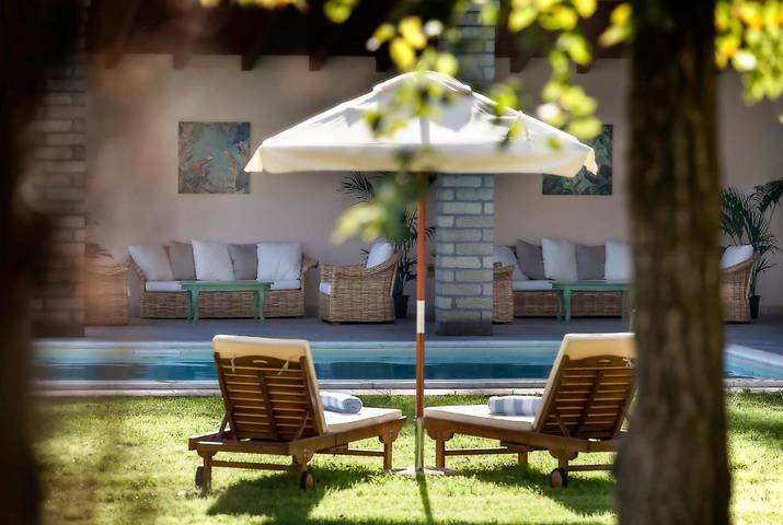 Hotel für 2 Personen, mit Balkon und Terrasse sowie Whirlpool und Garten