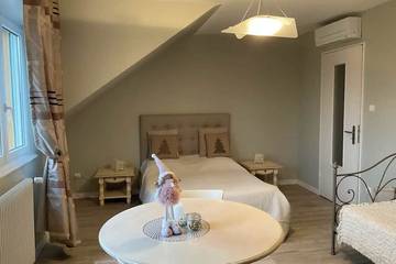Chambre d’hôte pour 3 personnes, avec jardin à Guémar