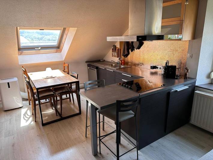 Gîte pour 4 personnes, avec Balcon ainsi que Terrasse et Vue dans Grandvillars - 2