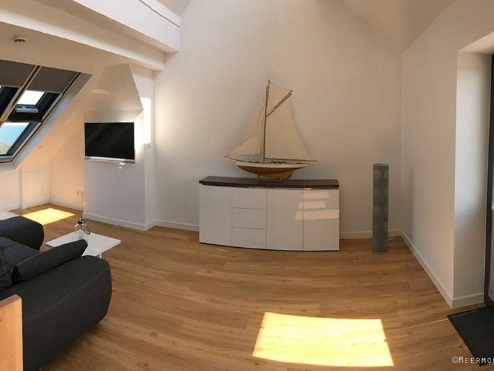 Ferienwohnung für 5 Personen, mit Seeblick und Terrasse sowie Ausblick auf Helgoland - 4