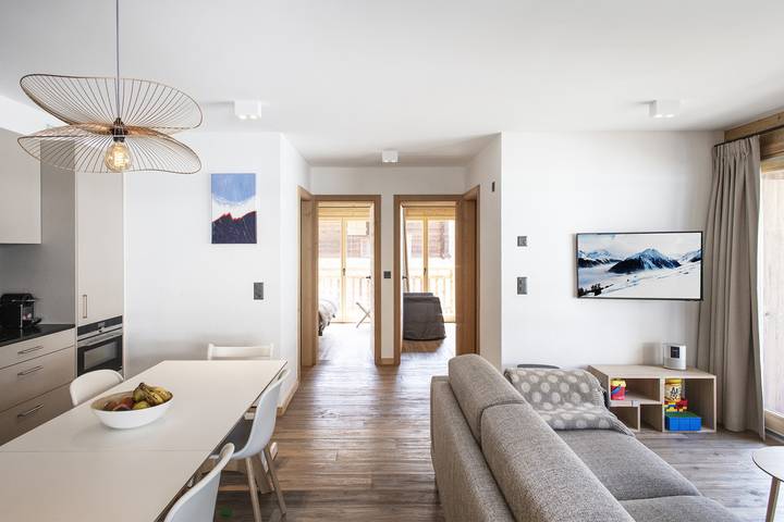 Ferienwohnung für 5 Personen, mit Balkon und Sauna in Anniviers