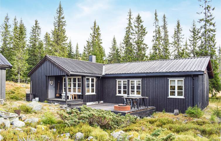 Feriehus for 7 personer, med terrasse og hage i Ringsaker 