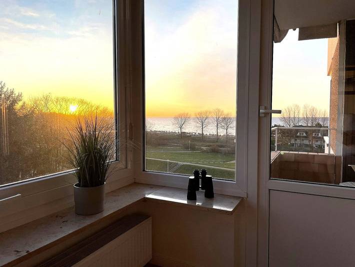 Ferienwohnung für 2 Personen, mit Balkon und Meerblick sowie Seeblick in Grömitz - 2