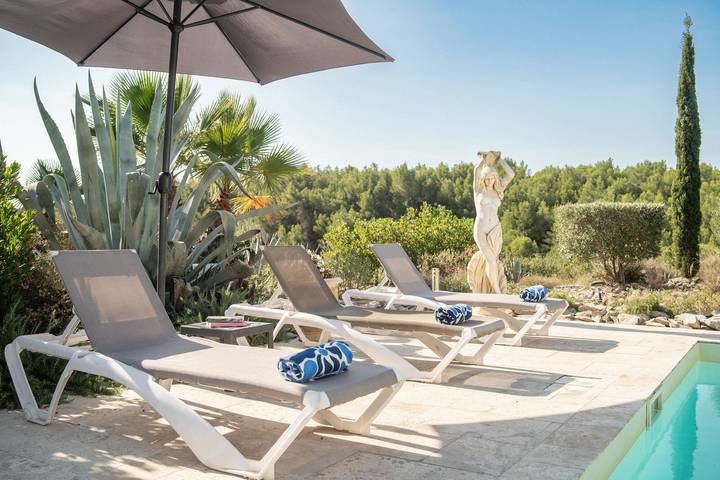 Gîte pour 6 personnes, avec piscine, animaux acceptés à Pouzols-Minervois - 2