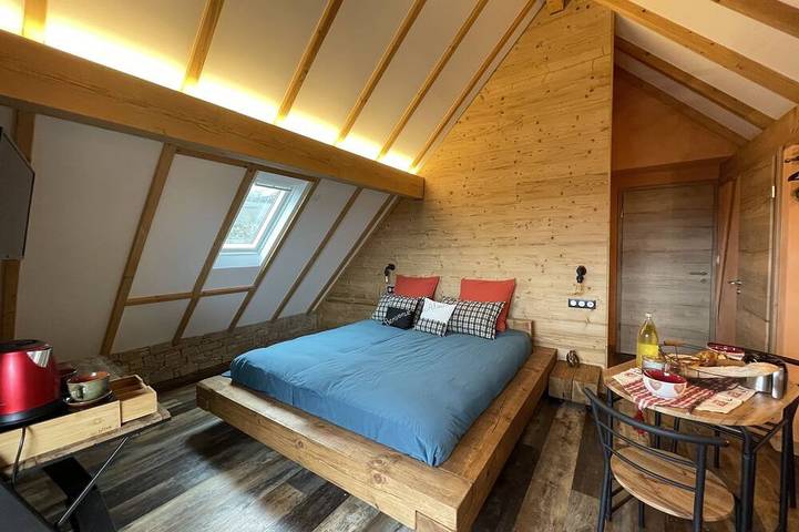 Gîte pour 2 personnes, avec Balcon/Terrasse ainsi que Terrasse et Sauna à Dambach-la-Ville - 4